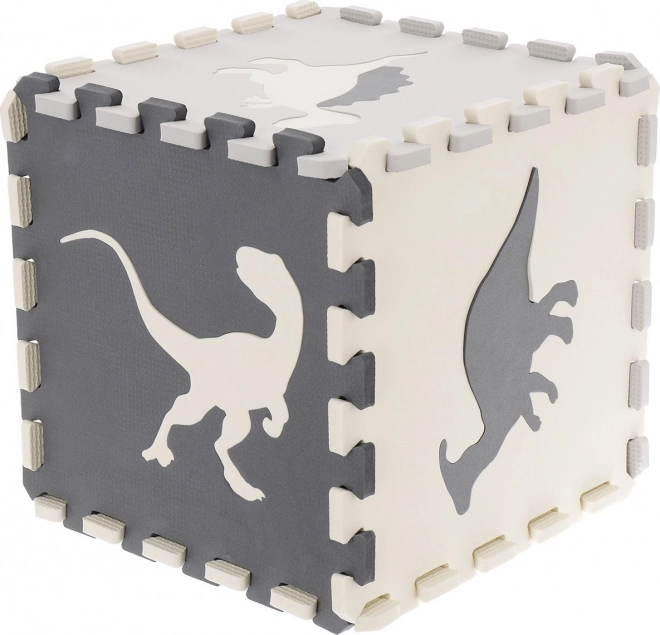 Playful dinosaur motif