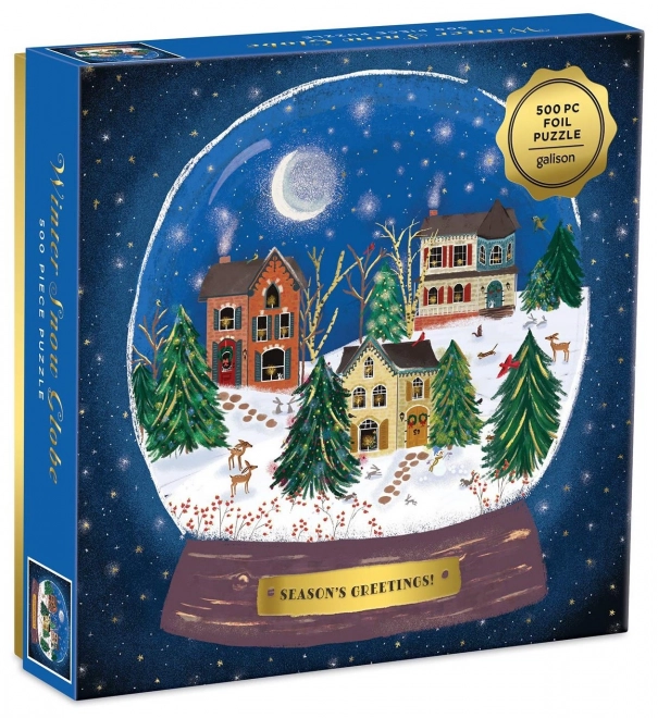 Winter Snow Globe Puzzle 500 Pieces