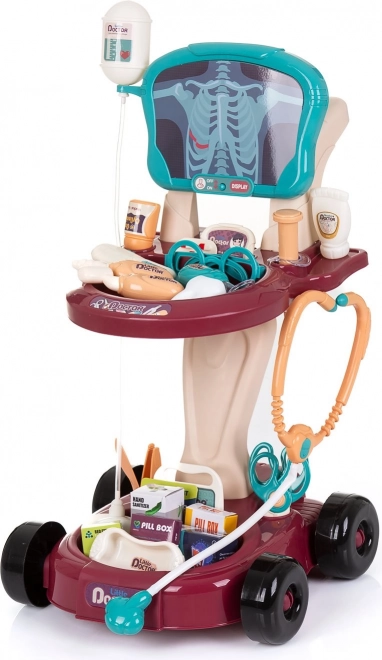 Chipolino Children’s Medical Play Cart with Accessories