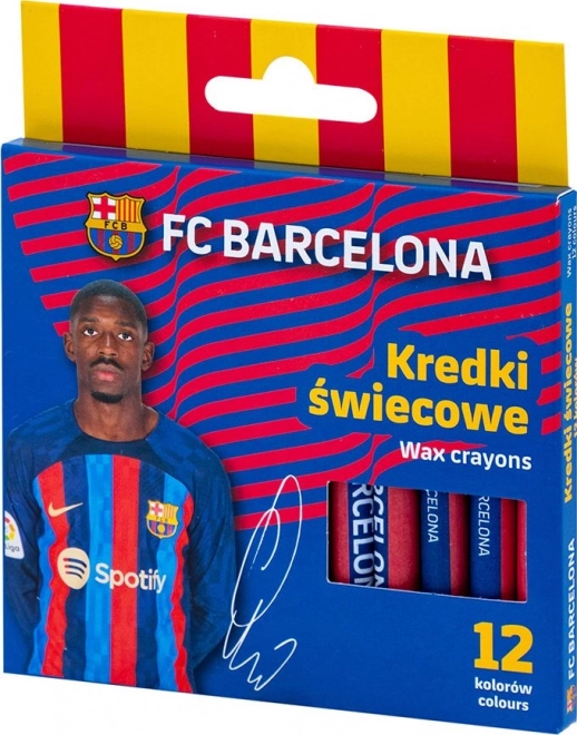 Crayons FC Barcelona Set