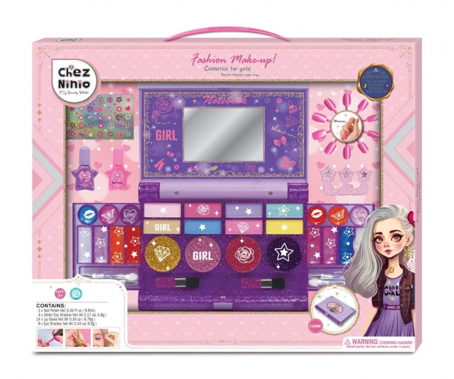 Children's Makeup Set with Mirror