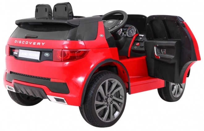 Children's Land Rover Discovery Red + Remote Control + 5 Harnesses + Seat Adjustment + EVA + MP3 LED