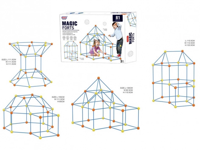 Large Construction Straws Building Set