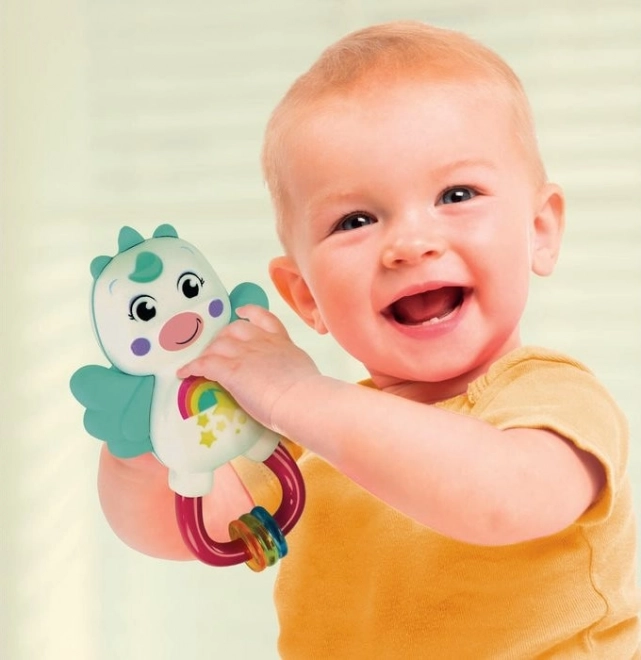 Clementoni Baby Unicorn Rattle 2-in-1