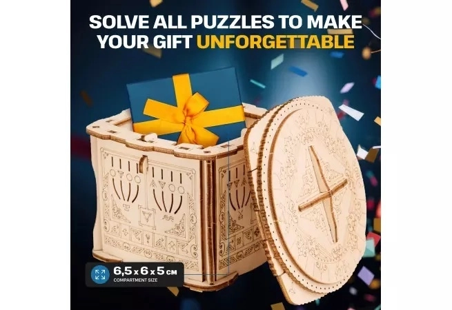 Puzzle Secret Lock Box