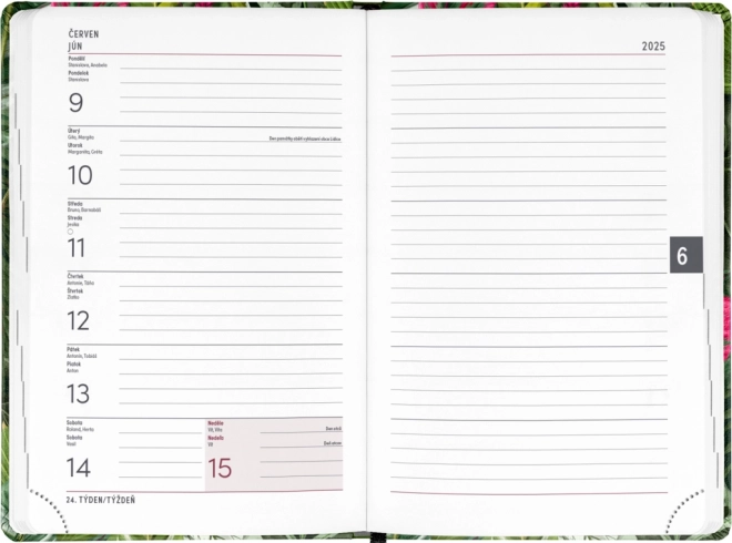 Notique 18-Month Diary Petito – Leaves 2024/2025