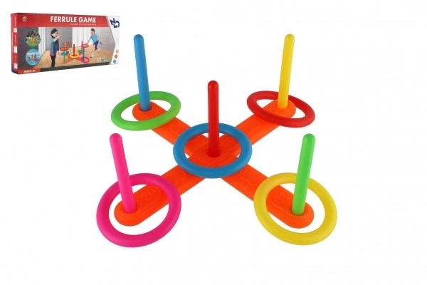 Outdoor Cross and Rings Toss Game