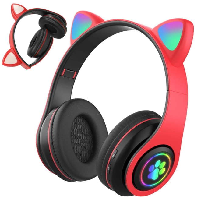 Oreilles de chat RGB LED pour un style fun