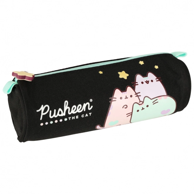 School Pencil Case Pusheen Black