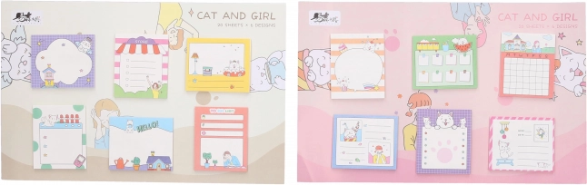 Sticky notepad 27 × 17 cm (4 types)