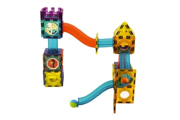 Magnetic Marble Run Set