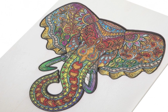 Moxy Elephant Outline Puzzle 132 Pieces