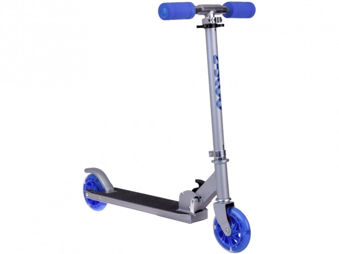 Foldable Children's Scooter with Light-Up Wheels – Navy Blue