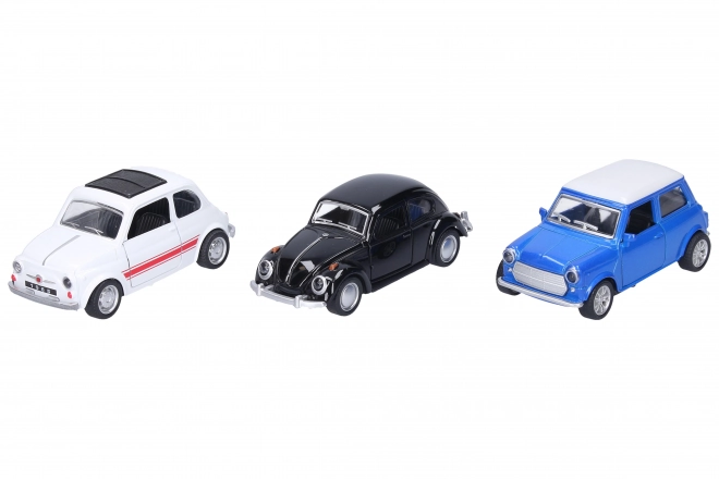 Classic Metal Toy Car with Wind-Up Mechanism