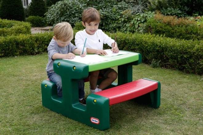 Little Tikes Jr. Picnic Table Evergreen