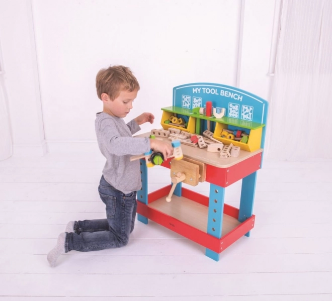 Wooden Workbench by Bigjigs Toys