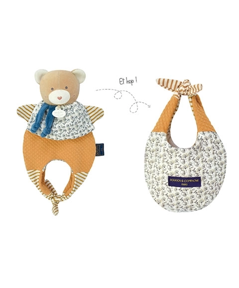 Doudou Bear in a 3-in-1 Bag