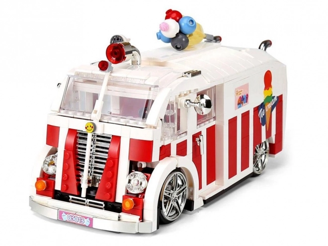 Building Blocks Ice Cream Truck Set 1000 Pieces