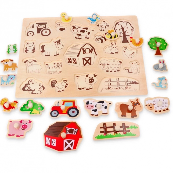 Large Wooden Farm Puzzle