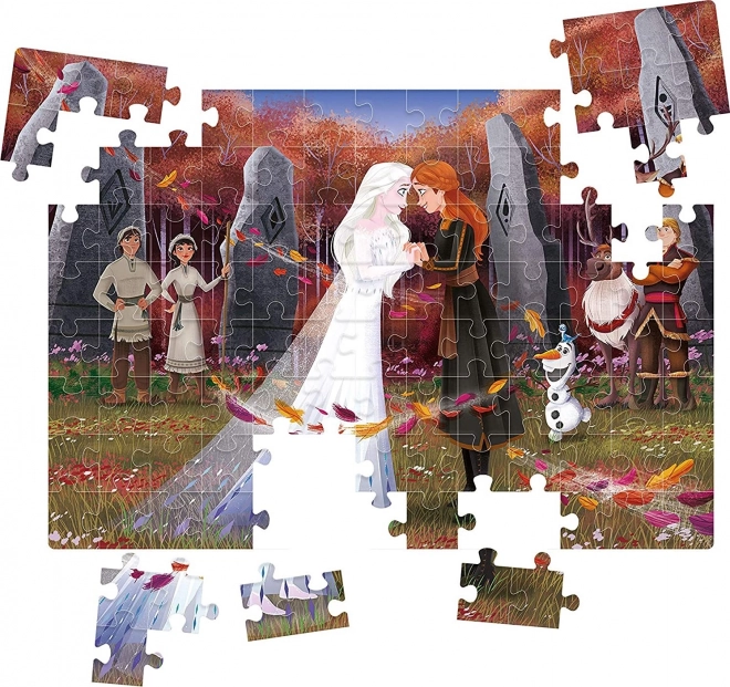 Frozen 2 Sisters Puzzle 104 Pieces