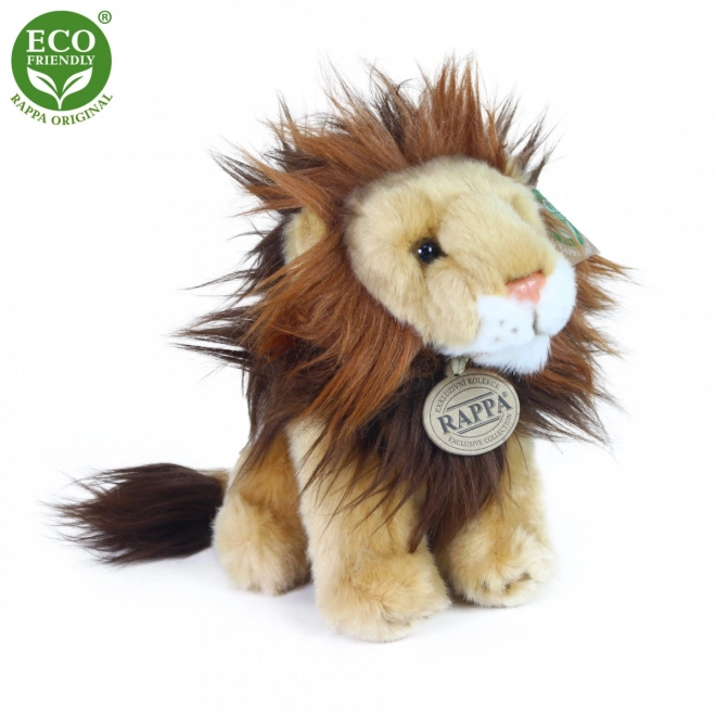 Eco-Friendly Plush Sitting Lion 18cm