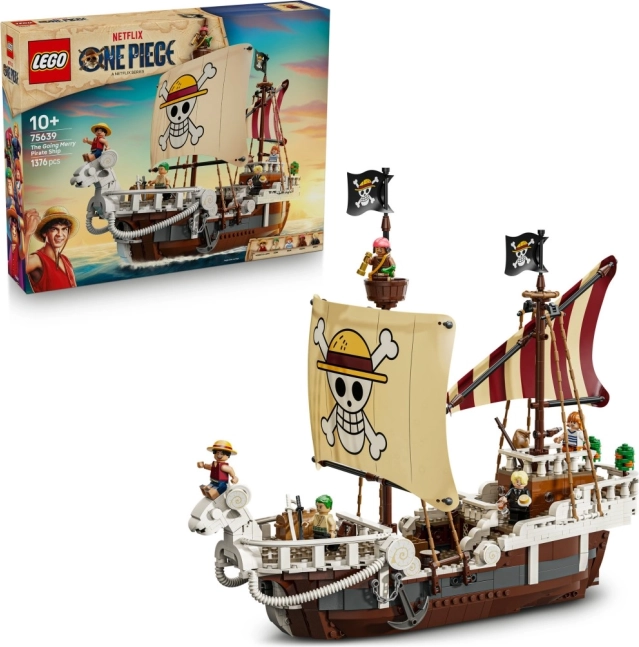 Zestaw konstrukcyjny piracki statek Going Merry – ONE PIECE