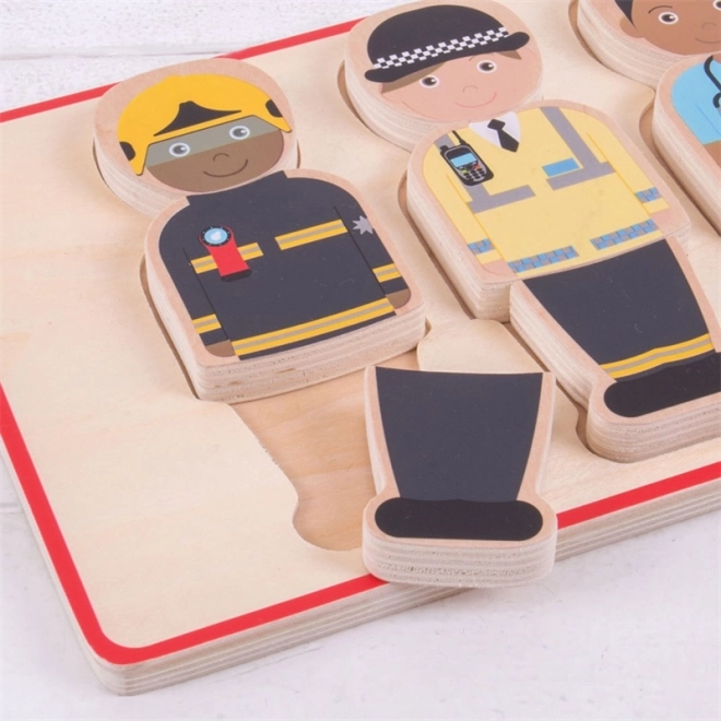 Rescue Team Wooden Puzzle