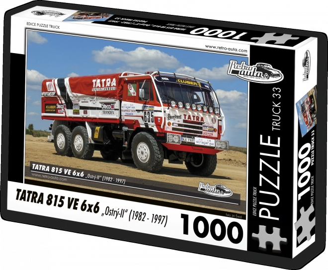 Retro Cars Puzzle Truck Tatra 815 VE 6x6