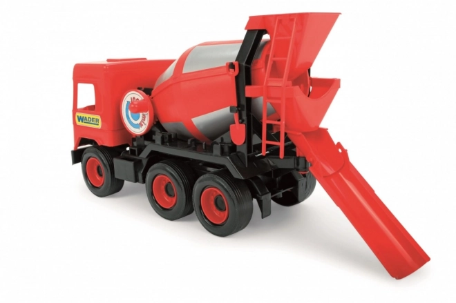 Red Cement Mixer Toy Middle Truck