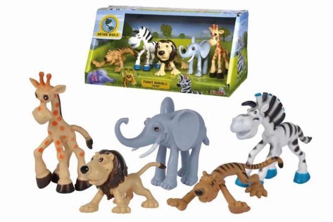 Happy Safari Animals Set