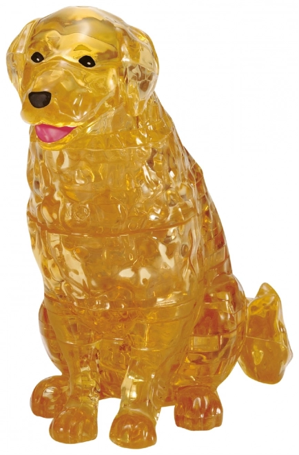 3D Crystal Puzzle Golden Retriever and Puppy