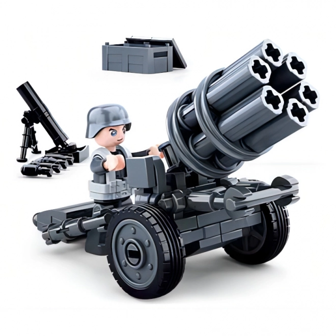 Sluban Army WW2 Rocket Launcher Building Set