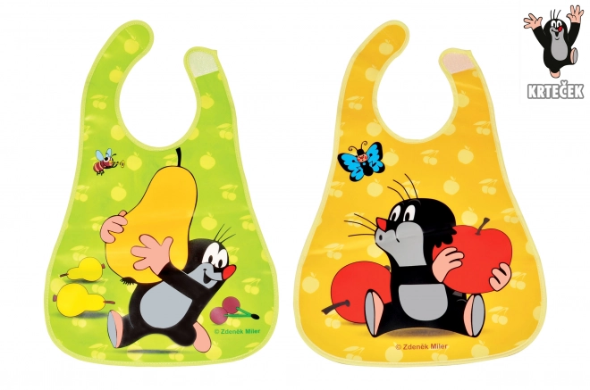 Baby Bib With Little Mole Design