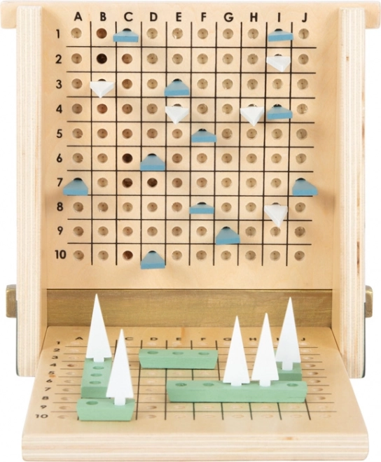 Wooden Battleship Game