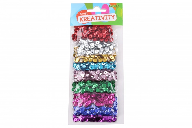 Set of 9 Colored Glitter, 27g