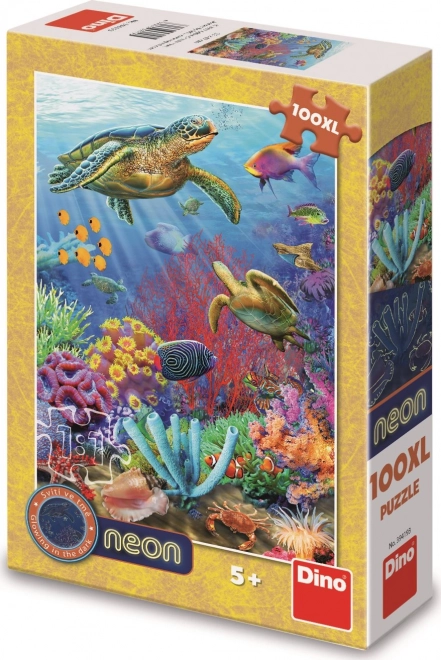 Glowing Underwater World XL Puzzle by Dino