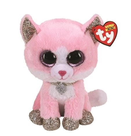 Pink Cat Plush Toy Fiona 24 cm