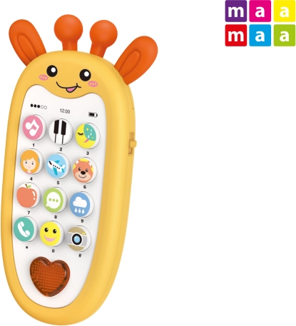 Telefon dziecięcy żyrafa z efektami 13,5 cm
