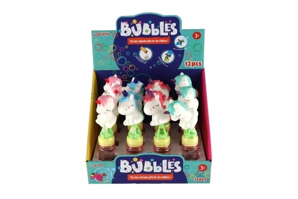 Unicorn Bubble Maker 18cm 4 Colors 12pcs in Box