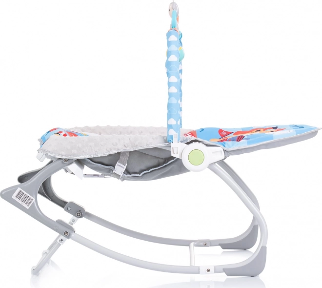 Chipolino vibrating baby lounger 2-in-1 Baby Spa Blue