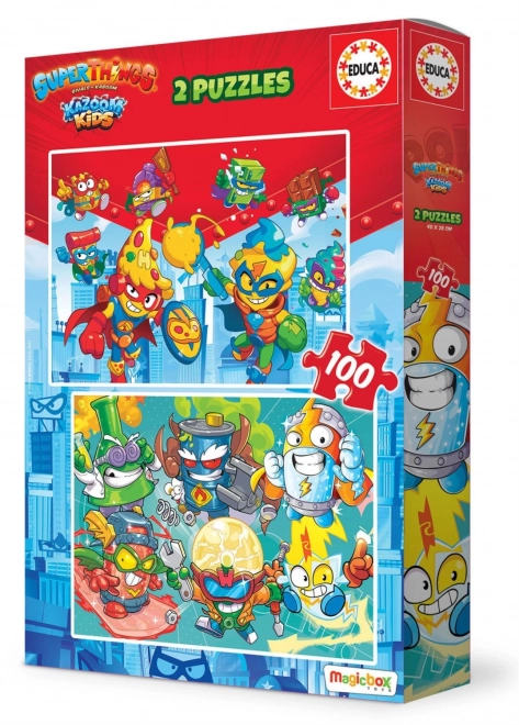 Educa SuperThings Puzzle Set