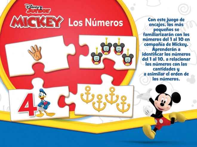 Educational Puzzle Mickey and Friends Counting