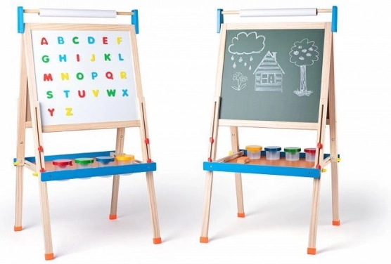 Double the fun: magnetic and chalk surfaces