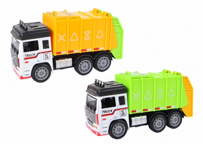 Garbage Truck with Trailer Toy - Available in Two Colors