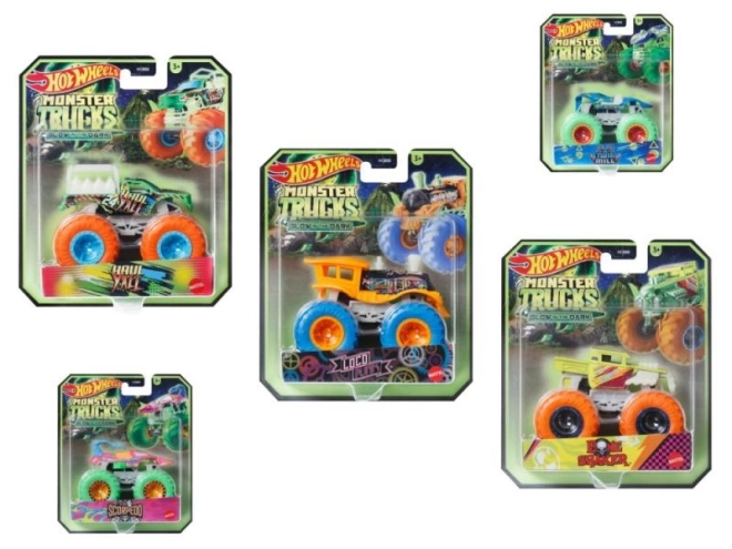 Hot Wheels Glow in the Dark Monster Trucks