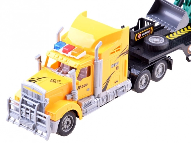 Remote Control Truck and Tractor Set – Yellow