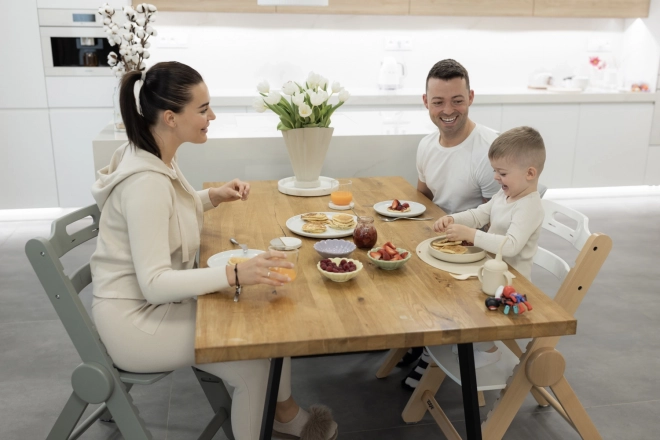 Wooden High Chair Clipp & Clapp Grey