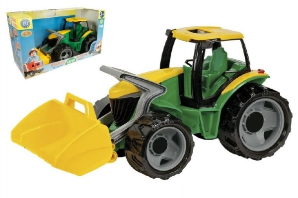 Green and Yellow Tractor with Scoop