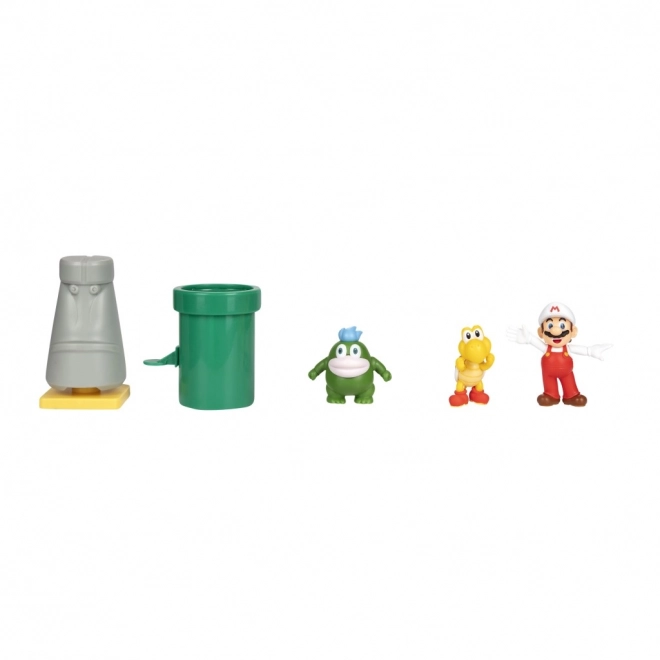 Set di figurine Super Mario Diorama 6 cm