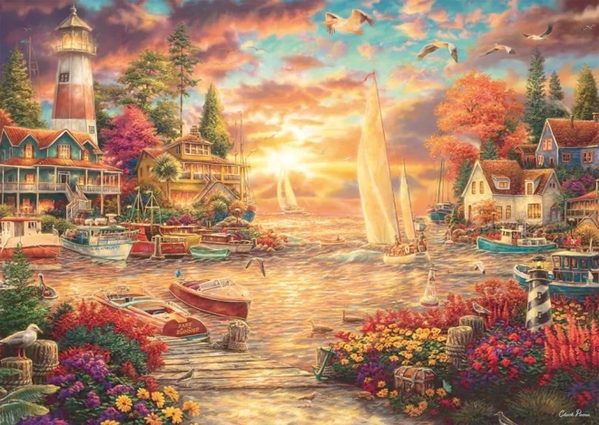 Puzzle Mattina sul lago